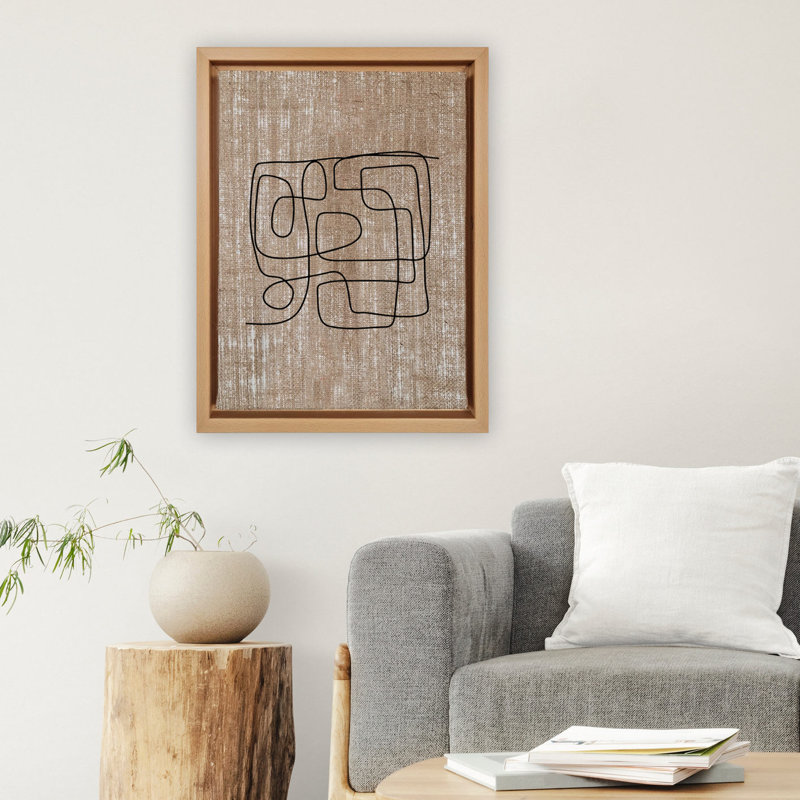 Decorative Canvas Painting, Wood