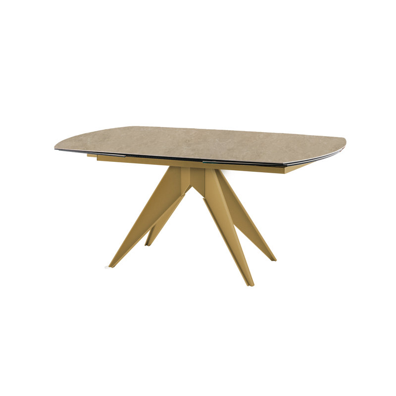 MINOSSE Dining Table, Grafite, Alabaster