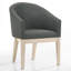 Chaise sans accoudoirs de salle à manger