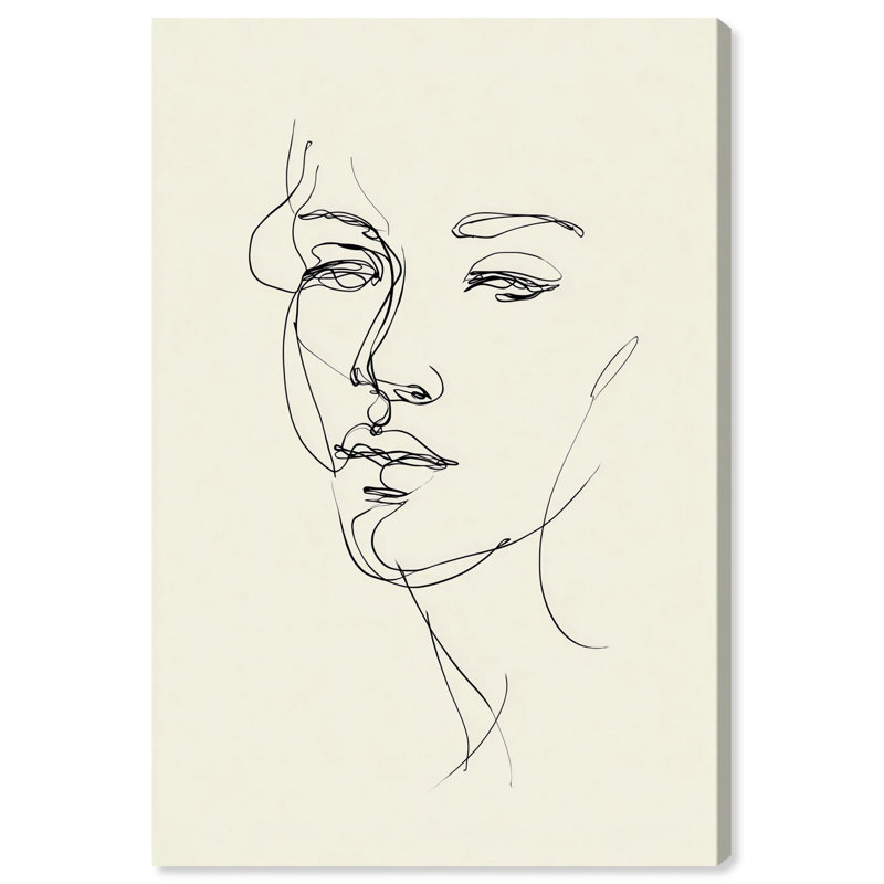 Art mural minimaliste, reproduction d'art sur toile, 36 x 54, Toile tendue avec châssis, H 54 po x l 36 po