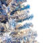 Sapin de Noël artificiel 6 pi - bleu, 750 branches, ignifuge, électrique, sapin décoratif d'intérieur avec neige
