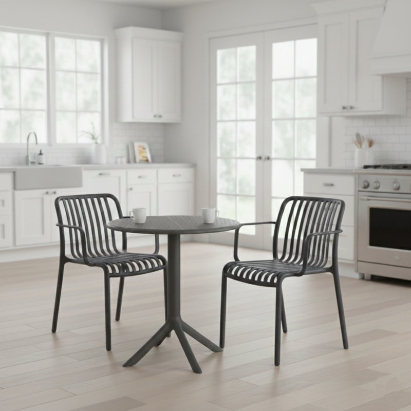 2 - Person Dining Set, Grey