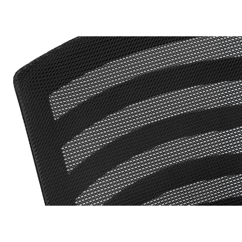 Chaise de bureau, Noir, Noir