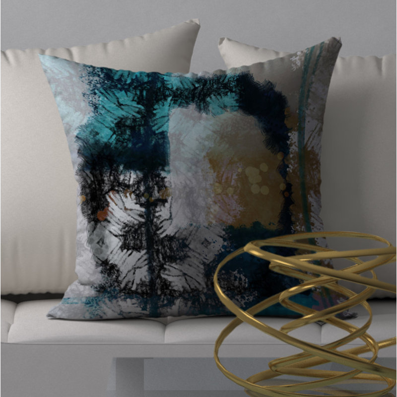 Housse de coussin carrée et insert Spring a1, 20 po x 20 po