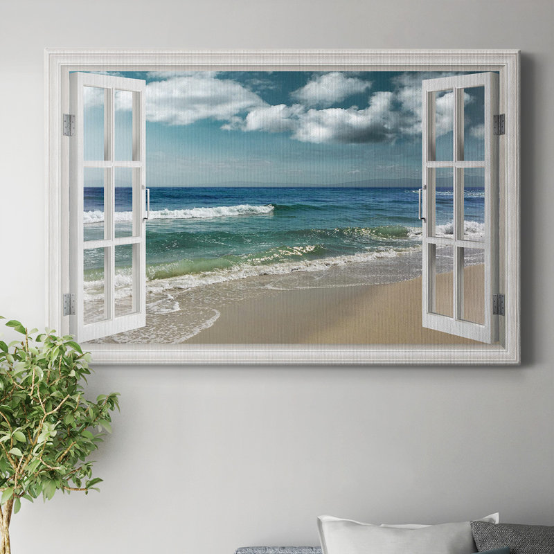 Majestic Waves - Impression sur toile tendue, H 24 po x l 36 po x P 1 po