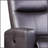 Blane Brown Top Grain Leather Match Power Motion Recliner With Horizontal Tufting And Durable Frame