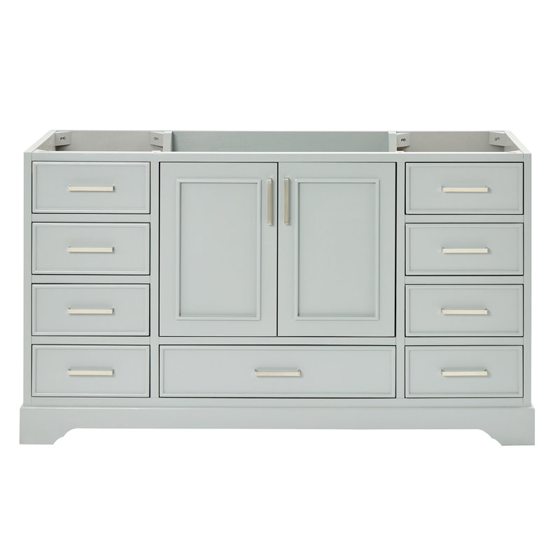 Base de meuble-lavabo simple 60,75 po Peightyn, Gris