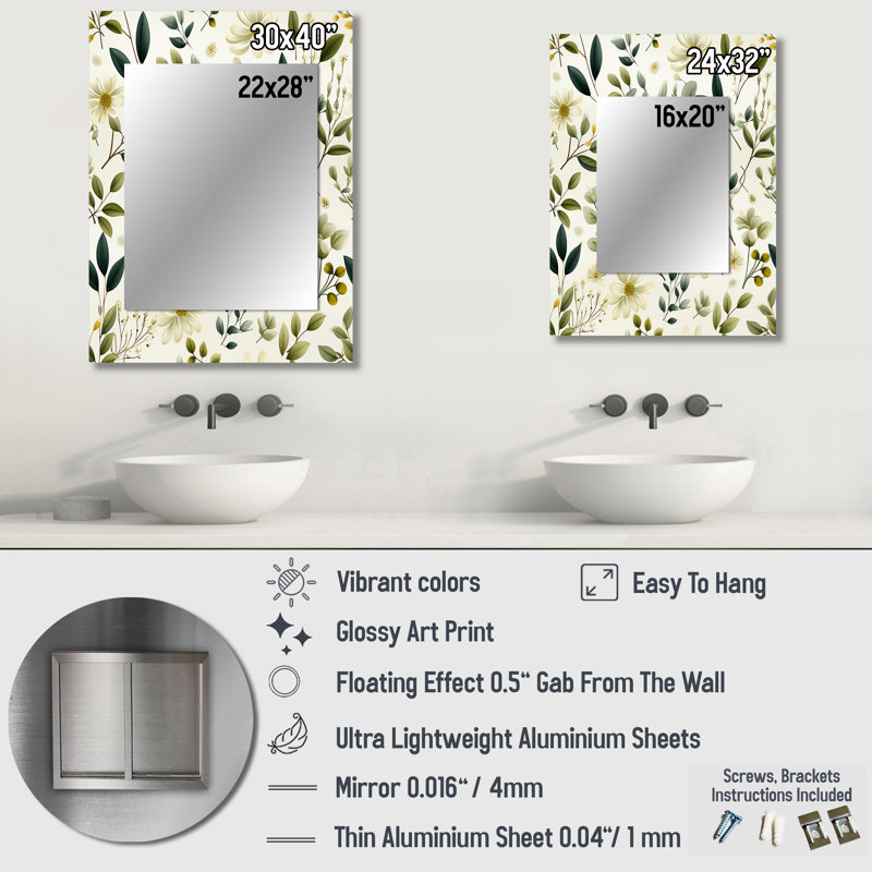 Motif bohème Botanical Neutrals - boho, 40 po x 30 po