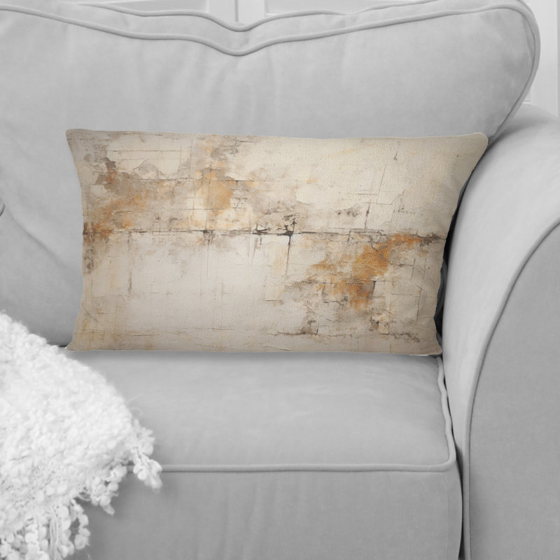 Coussin Beige Christianity Cross Of Jesus - imprimé abstrait
