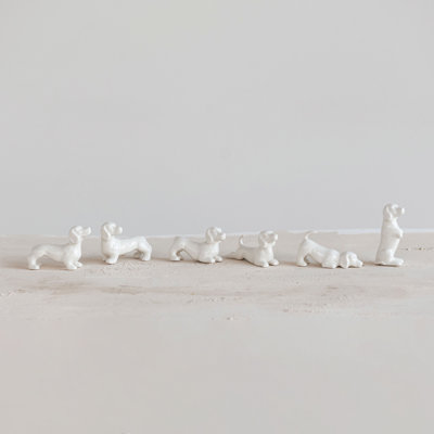 Scullion 6 Piece Lundon Decorative Wren Figurine Set