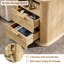 Sarabia avec 2 tiroirs et rangement ouvert-420596156