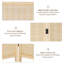 Cloison pliante en bois