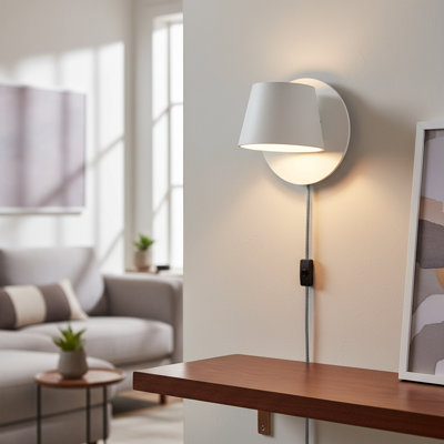 Led Wall Sconce – Modern Adjustable Wall Mount Light Fixture For Bedroom, Living Room, Hallway, Office, And Bedside Reading