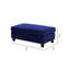 Repose-pieds rectangulaire en velours de 46 po de largeur shrininer