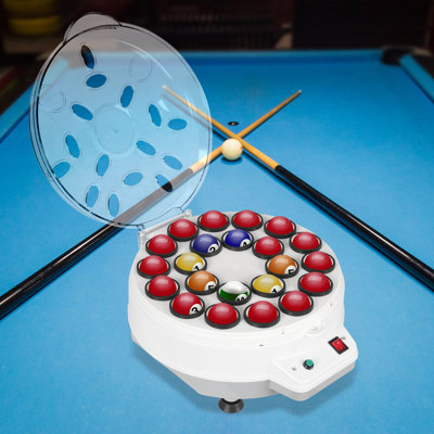 Nettoyeur automatique de boules de billard électrique Machine de polissage de boules de billard 22 boules Machine de nettoyage de boules de billard pour un usage domestique