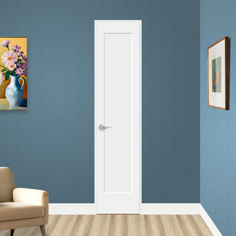 Dalle de porte intérieure en bois pré-percé 80 po, 18 po x 80 po, Gauche