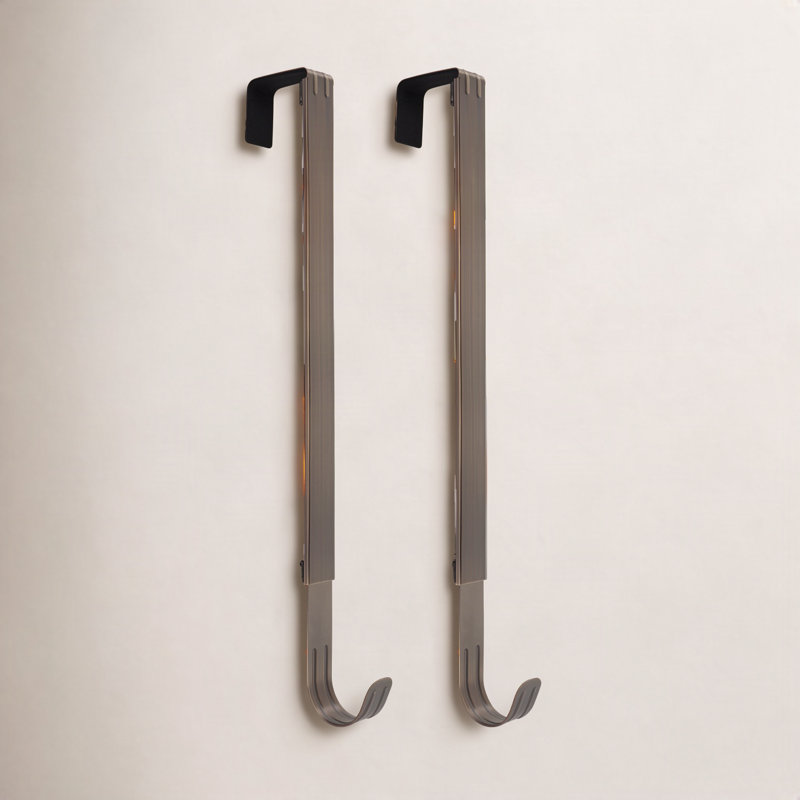 Adjustable Wreath Hanger, Antique Brass