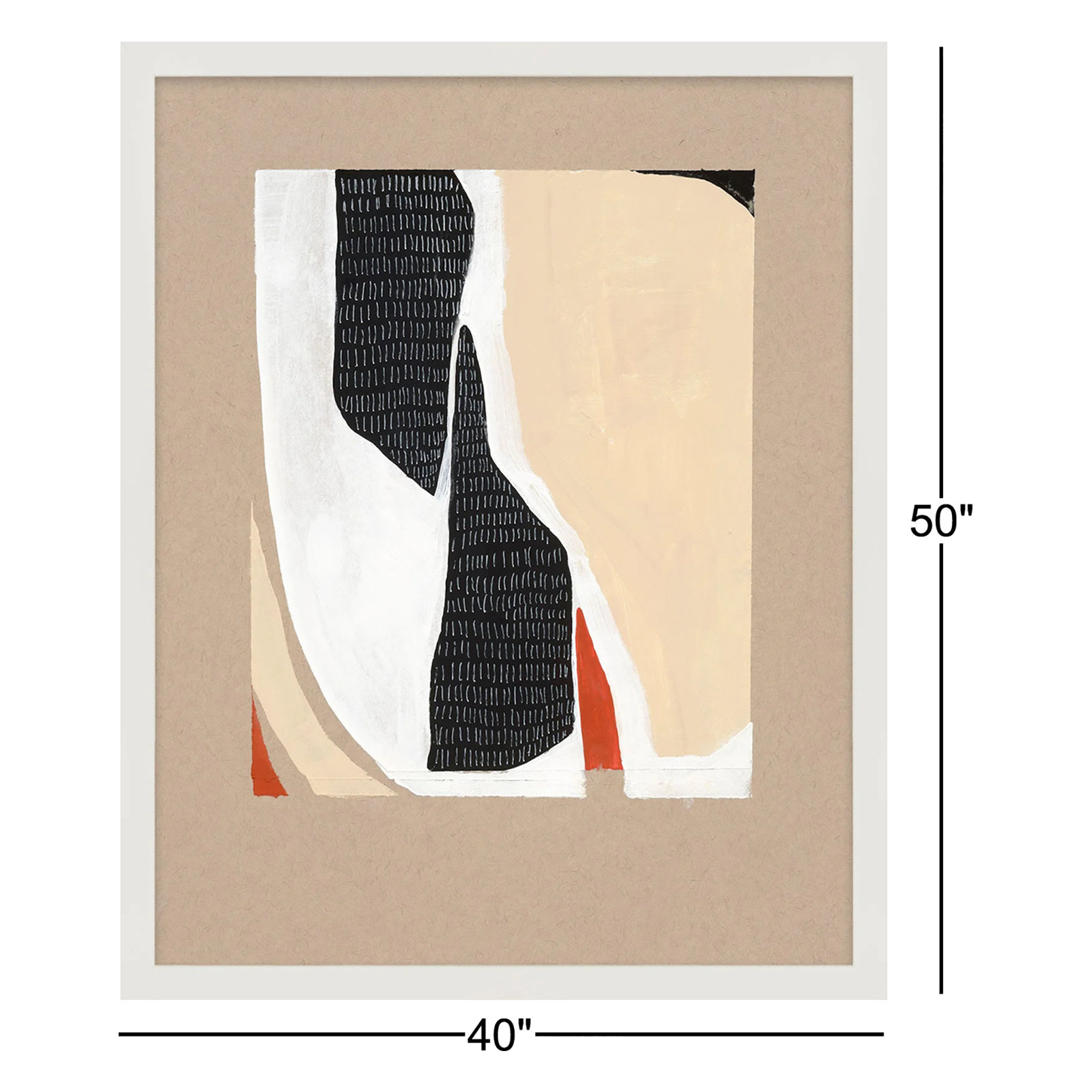 Ladner "Distant View 1" Print by Andrea Stokes, White Framed, 50" H x 40" W