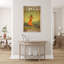 Une femme qui joue au golf sur toile, impression-155573727