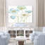 Coquelicots, doré, bleu, fougère, blanc II-822042838