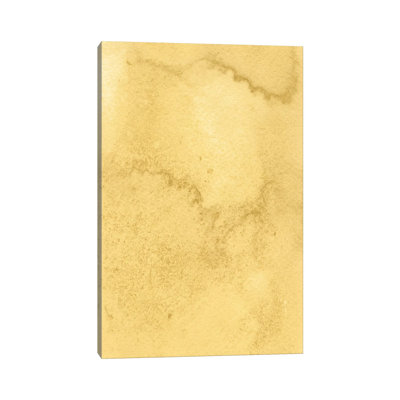 Abstract Mustard Texture by Whales Way - Painting on Canvas