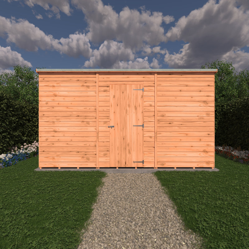 Garden Value 12 x 6 Overlap Pent Shed