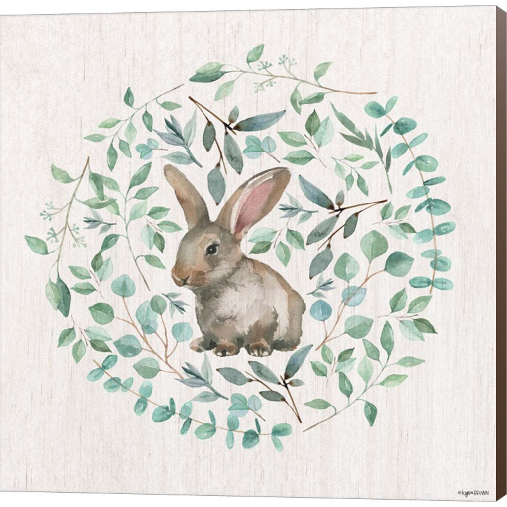 Rosalind Wheeler Rabbit Leaves By Kyra Brown, Canvas Wall Art - Wayfair ...