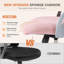 Fauteuil de direction de bureau à domicile, fauteuil ergonomique pivotant à dossier moyen en filet avec accoudoirs rabattables, soutien lombaire confortable, accoudoirs confortables pour chambre à coucher, bureau, étudiant-124503128-124503130