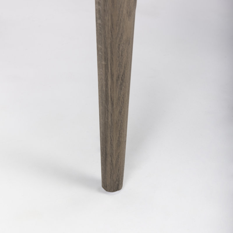 Linen Parsons Chair in Cream, Gray