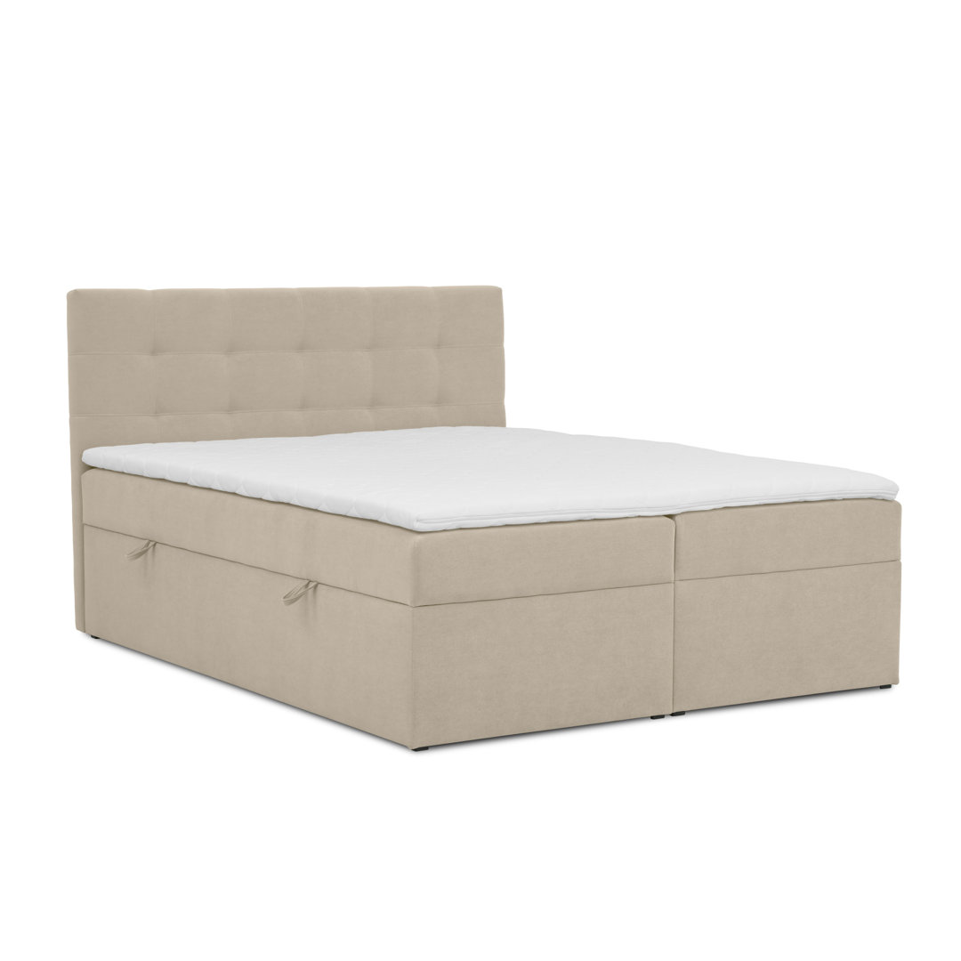 Boxspringbett Giralda mit Topper und Bettkasten