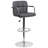 Chestertown Adjustable Bar Stools - Counter Height Barstools with Back and Armrest-45042386