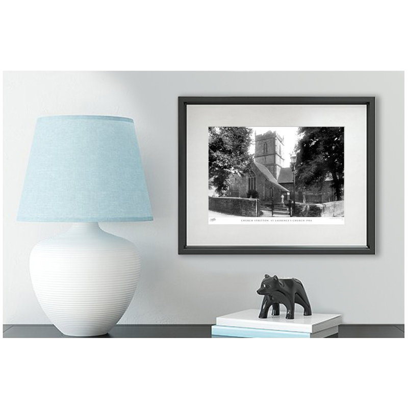 Church Stretton, St Laurence's Church 1904 by Francis Frith - Single Picture Frame Print, 45cm H x 60cm W x 2.3cm D
