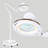 55'' White LED Swing Arm Floor Lamp