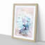 Pale Pink Water Lily in Abstract - Picture Frame Graphic Art Print-55735456-55735457