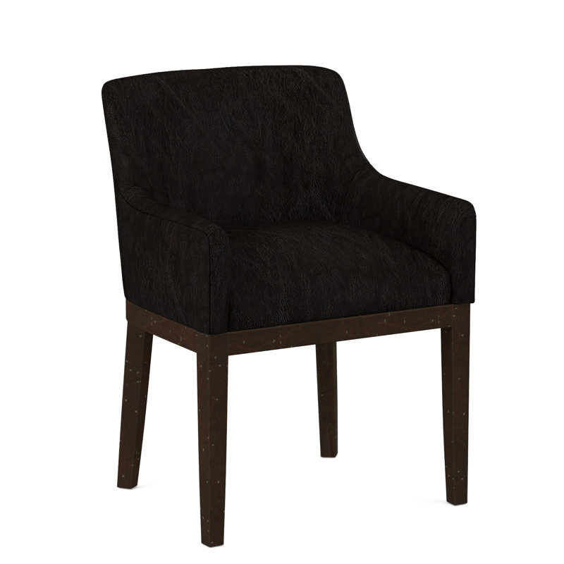 Upholstered Arm Chair, Applause Bajah Ruby, White