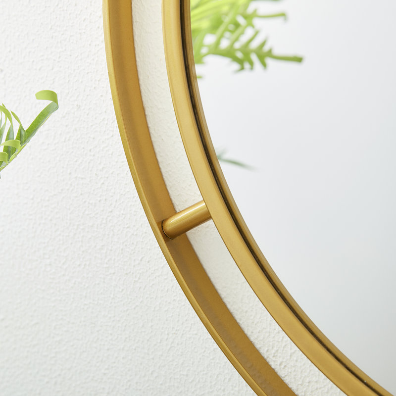 Terwilliger Metal Mirror, Gold Antique, 28" x 28"