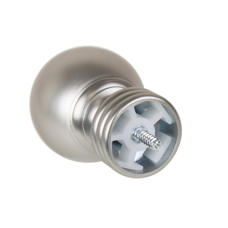 Faîteau sphériques meservet, Nickel satiné