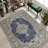 Plush High Pile Soft-Type Printed Rug with Intricate Geometric Design for an Elegant Touch to Your Living Room or Bedroom-54998037