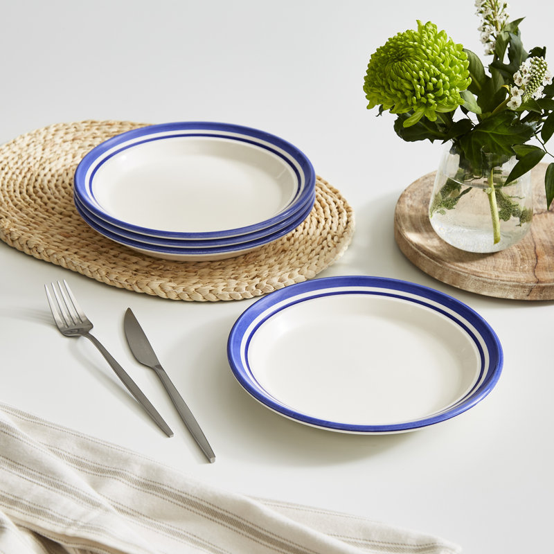 Portmeirion, Potters Stripe - Side Plates, Blue