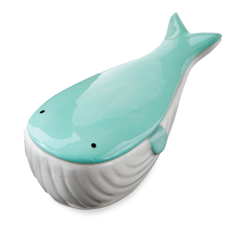 Boîte à bibelot avec couvercle Whale