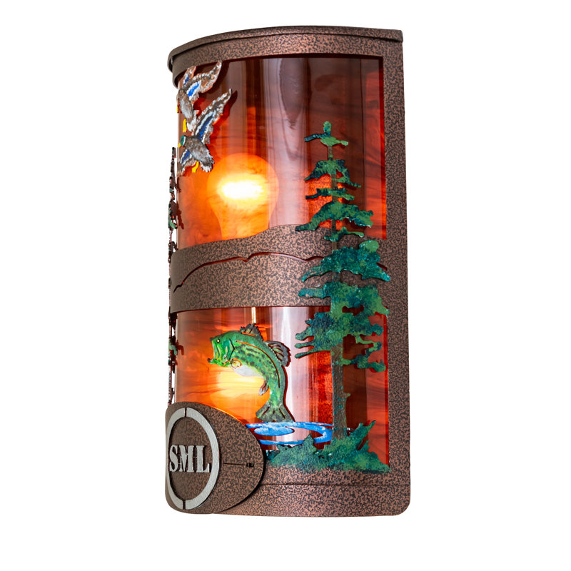 2 - Light Flush Mounted Sconce