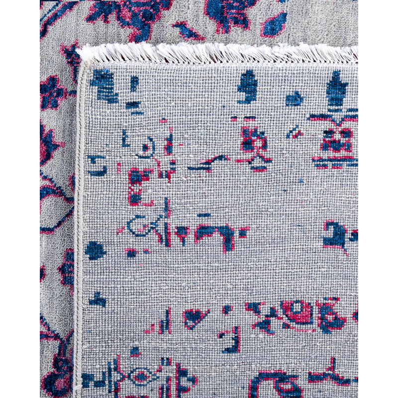 Overdyed One-of-a-Kind 9' 1" X 12' 1" Hand Knotted Area Rug