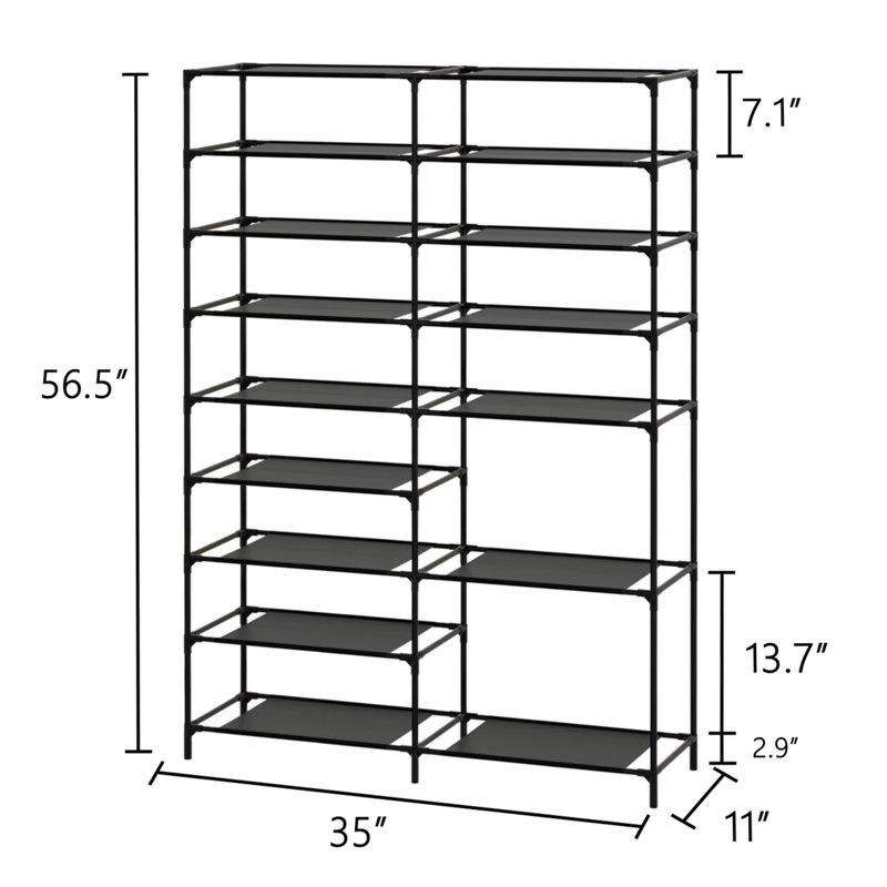 Rebrilliant Marysa 35'' W Pool Towel and Shoe Rack & Reviews | Wayfair