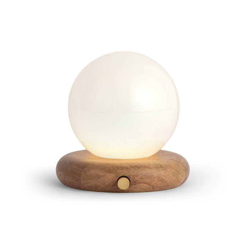 Lampe de table en bois massif Reve