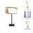 Altus Modern Abstract Metal and Aluminum Sculpture with Geometric Cutout Design on Rectangular Base for Contemporary Accent Decor Display