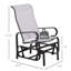 Fauteuil oscillant ergonomique en acier