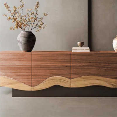 Creative design sense simple solid wood TV cabinet by Creature B Comforts