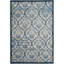 Tapis bleu / crème Parsons-21588633
