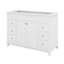 Meuble-lavabo pour salle de bain sans lavabo simple 6 tiroirs et 2 portes armoire autoportante 2 tablettes
