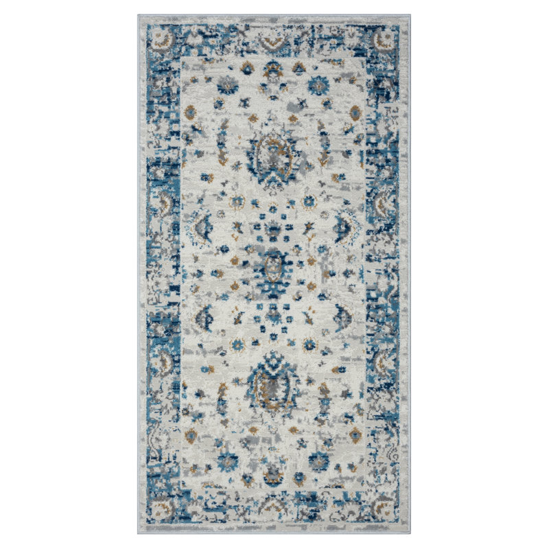 Helena beige Rug, Rectangle 80 x 150cm